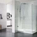 Stainless Steel Soft-Closing Sliding Glass Shower Enclosure