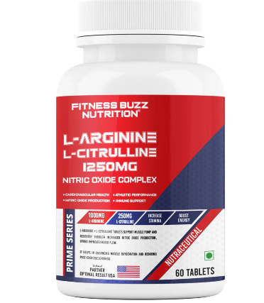 FITNESS BUZZ L-Arginine + L-Citrulline(60tab)