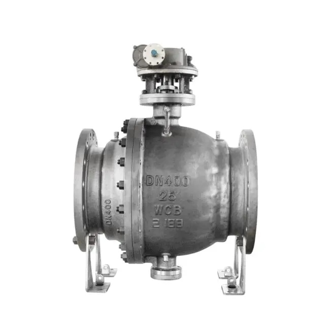 BS 5351 Trunnion Ball Valve, A216 WCB, DN400, PN25, Flanged